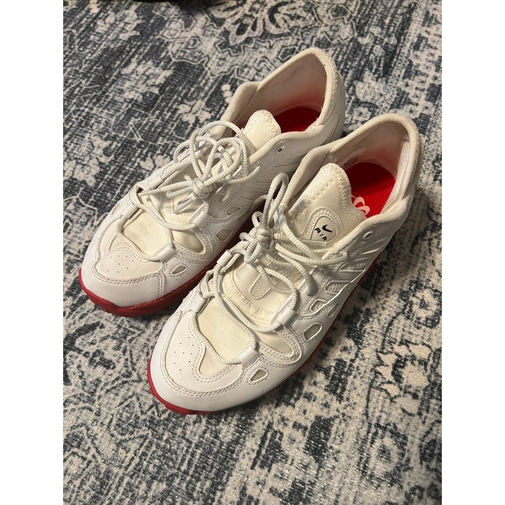 Nike Air Humara White Red Mens Running Trail Shoes Sneakers Size 9